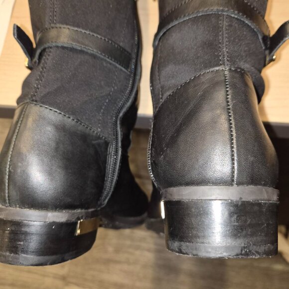 Vince Camuto Pelda Black leather Riding Boots 7M - Picture 12 of 12